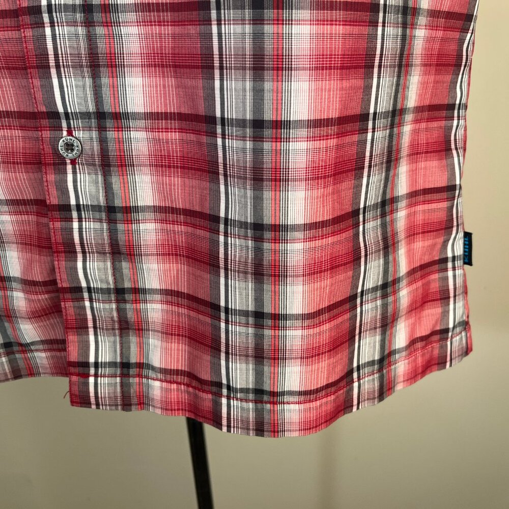 🏕️ KUHL Men’s 2-Pack Hiking Shirts S Eluxur Short Sleeve Red Yellow Trail 🥾 - Picture 8 of 12